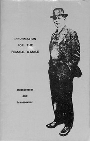 Information for the Female to Male Crossdresser by Lou Sullivan front cover